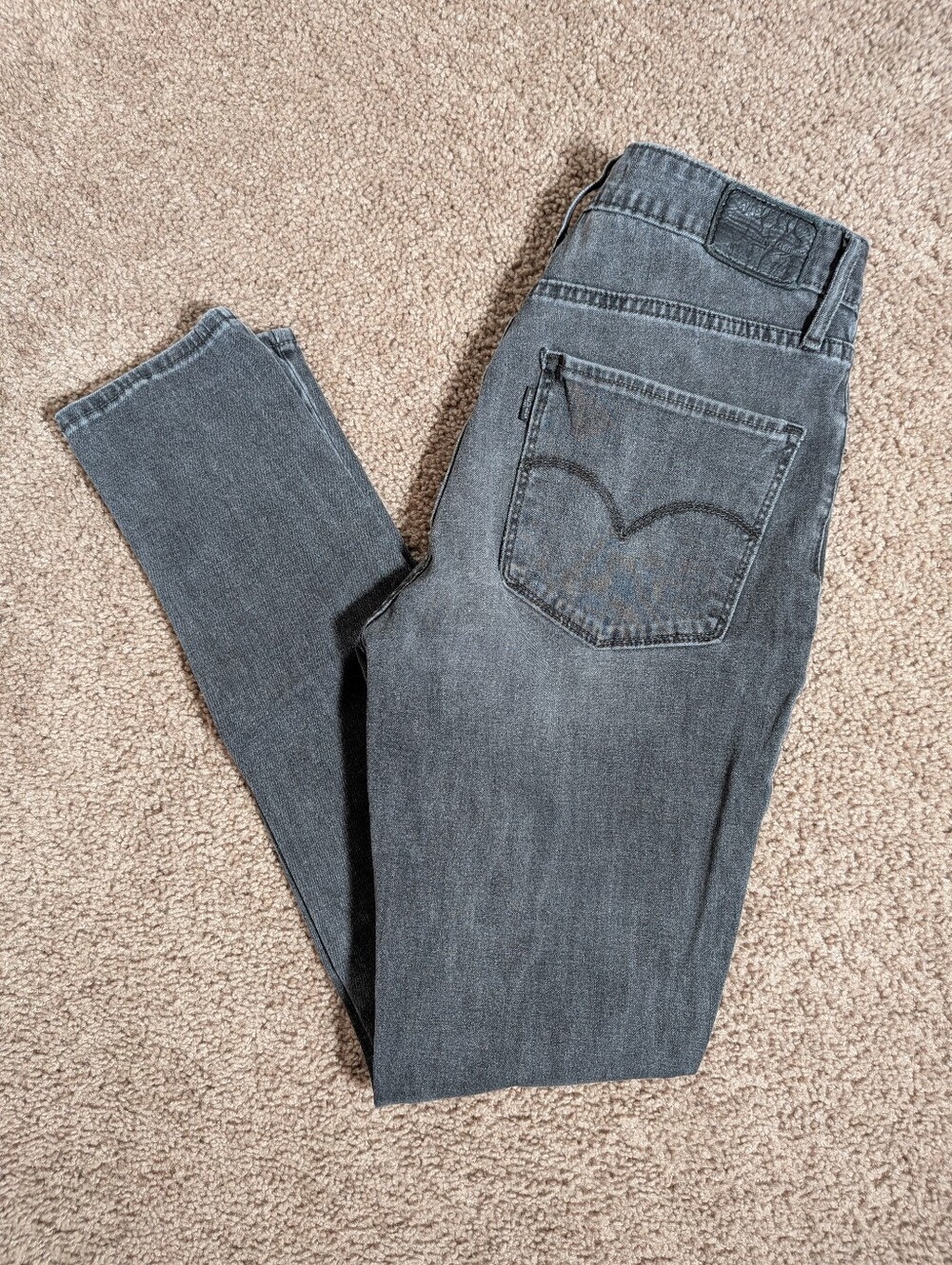 Levi's 721 High Rise Skinny Black Jeans